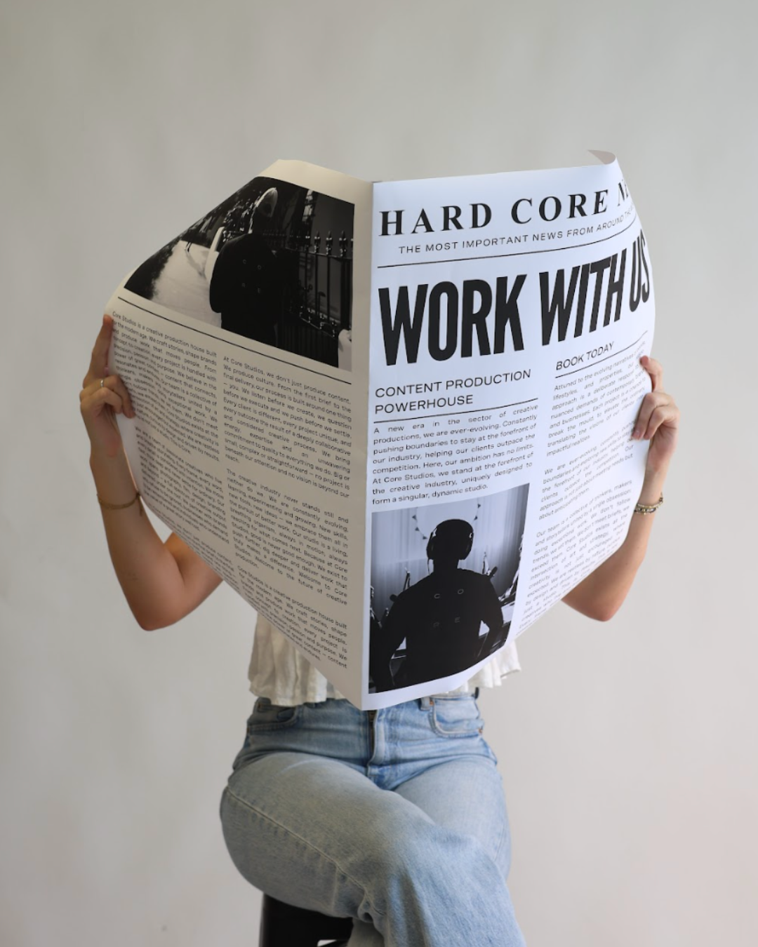 Hard Core News — work with us
